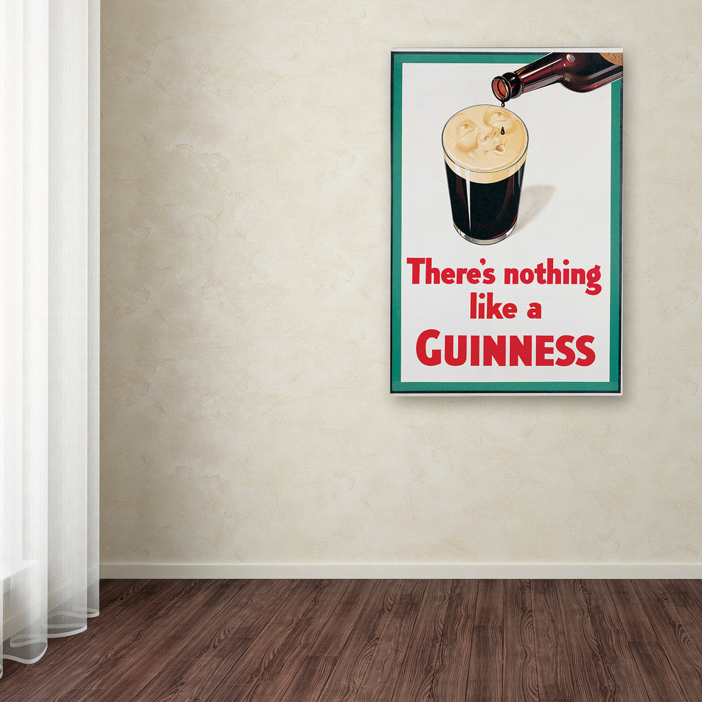 Guinness Brewery 'There's Nothing Like A Guinness I' Canvas Art, 30"x47"