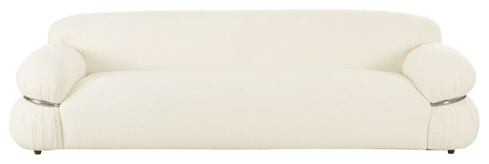 Leyla Cream Boucle Sofa