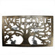 Copper and Silver "Welcome" Outdoor Rectangular Rubber Door Mat, 30"x18"