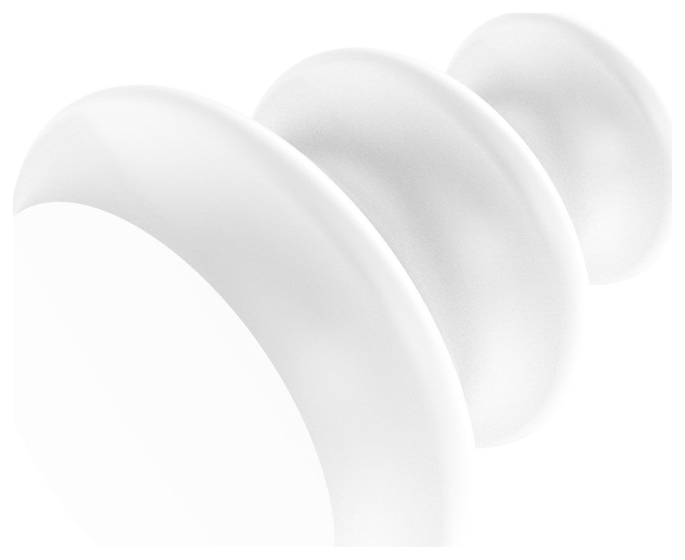 Designer Cabinet Knob, Matte White