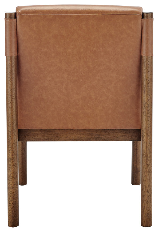 Micah Dining Side Chair, Vintage Cider, Faux Leather