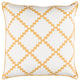 Surya Parsons PR-007 18"x18" Pillow Kit, Mustard/White