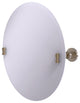 Washington Square Frameless Round Beveled Edge Tilt Mirror, Antique Pewter