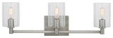 Fullton 3-Light Bath Vanity, Brushed Nickel