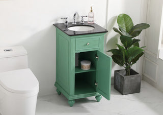 Home Living 19" Single Bathroom Vanity, Vintage Mint