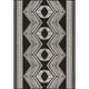 Nuloom Ranya Tribal Indoor/Outdoor Contemporary Area Rug, Black 4'X6'