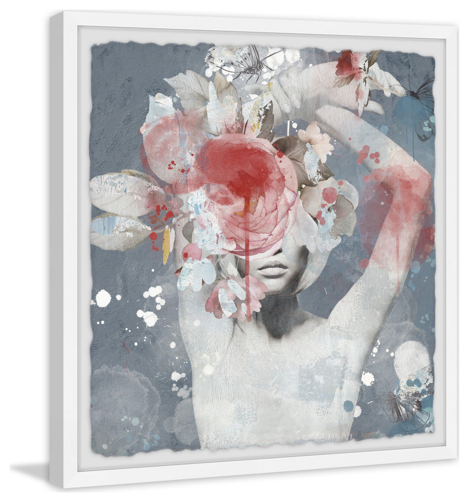 "She Who Dares" Framed Painting Print, 32x32