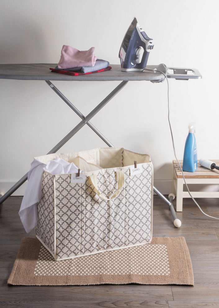 Polyester Storage Lattice Gray Rectangle All Purpose 21x13".7x17"