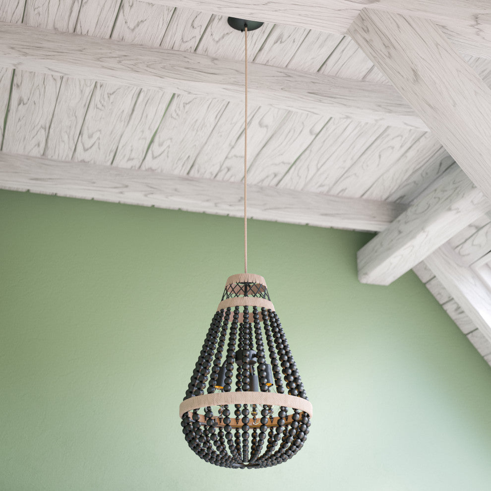 Kenroy 93740BL 3-Light Pendant, Samson