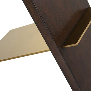 Close-up detail on white background, focusing on edge/leg area.