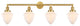 Innovations 215-SG-G661-7 4 Light Bath Vanity Light, Satin Gold