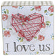 Valentine's Day I Love Us String Art Wood Romance Heart 105989