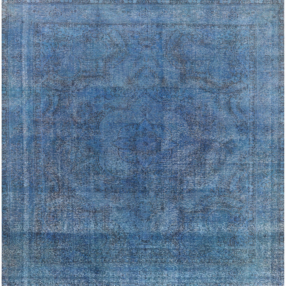 Ahgly Company Indoor Square Mid-Century Modern Area Rugs, 4' Square