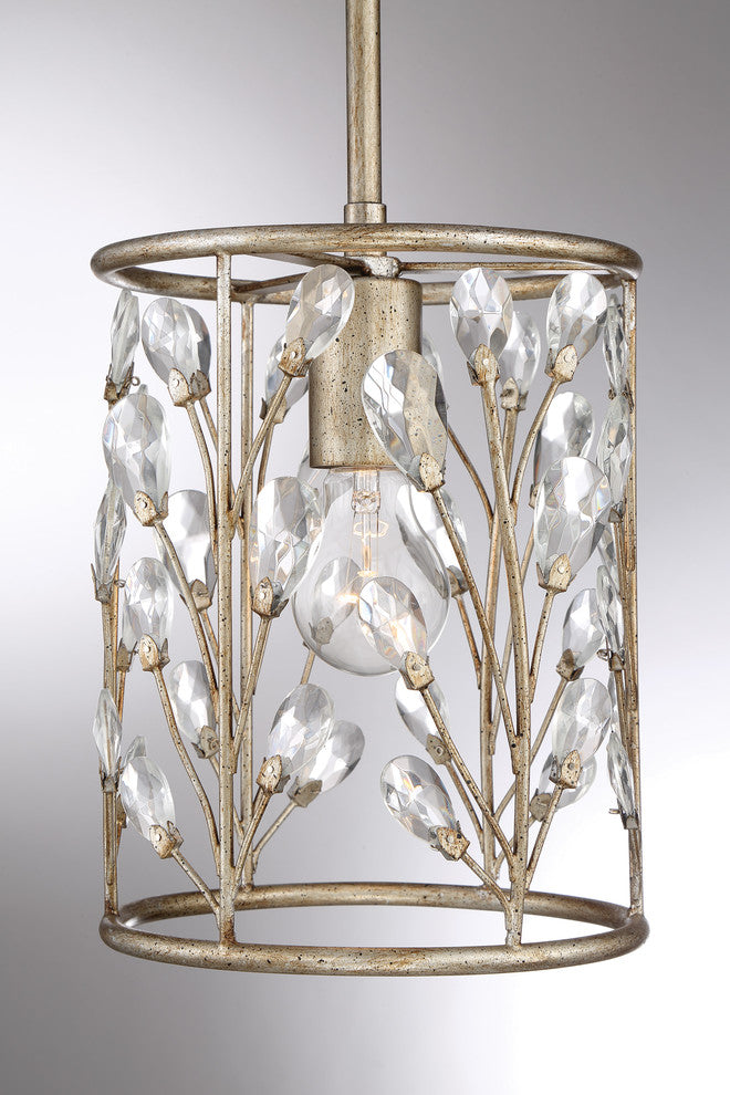 Quoizel MDL1508VG One Light Mini Pendant Meadow Lane Vintage Gold
