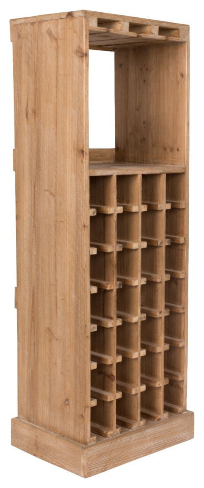 Tall Wooden Wine Cabinet | Dutchbone Claude