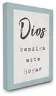Stupell Industries Blue and White Dios Bendiga Este Hogar Spanish, 30 x 40