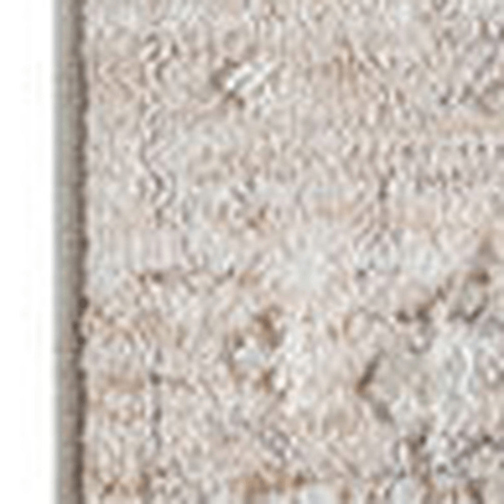 8' X 10' Gray Botanical Area Rug