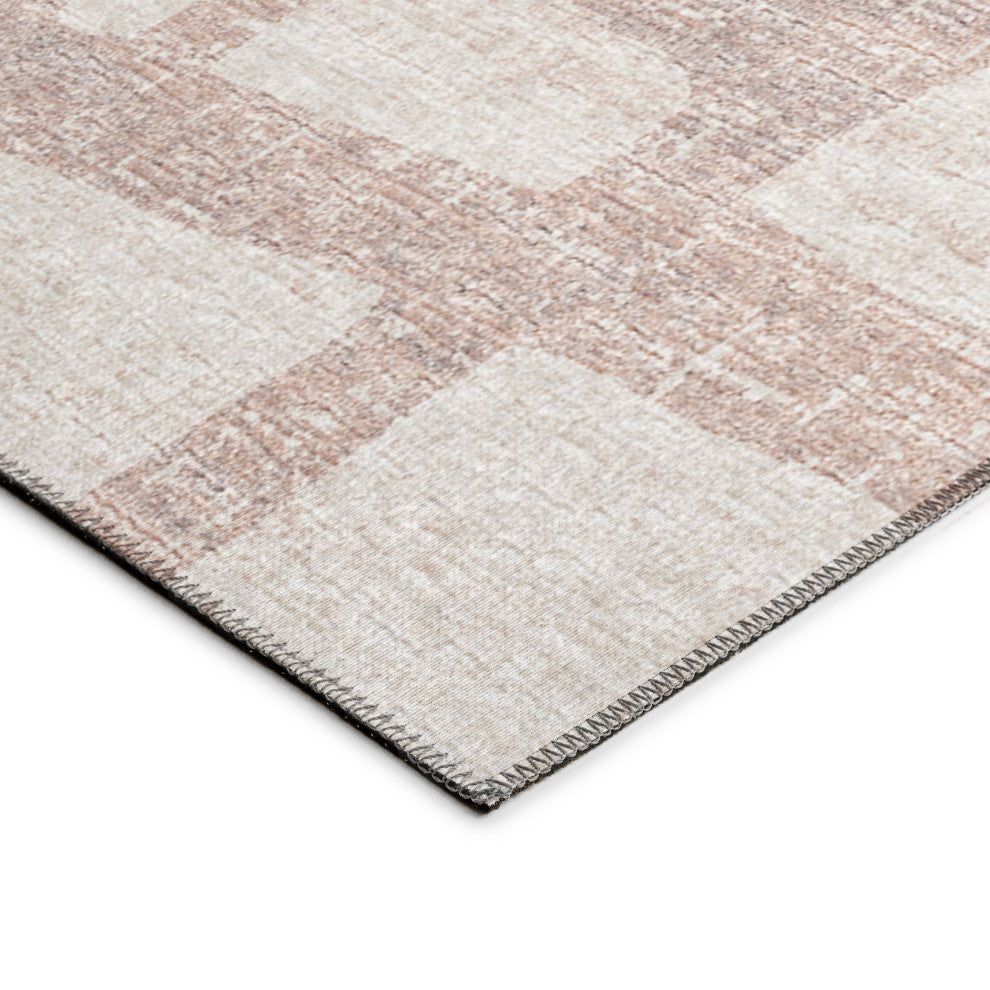 Indoor/Outdoor Sedona SN4 Taupe Machine Washable 10' x 10' Round Rug
