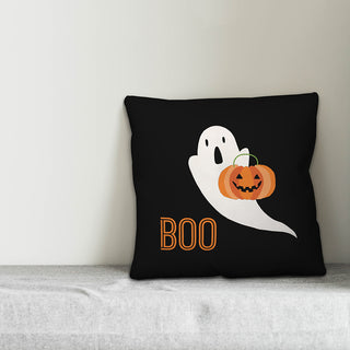 Boo Ghost 20"x20" Throw Pillow