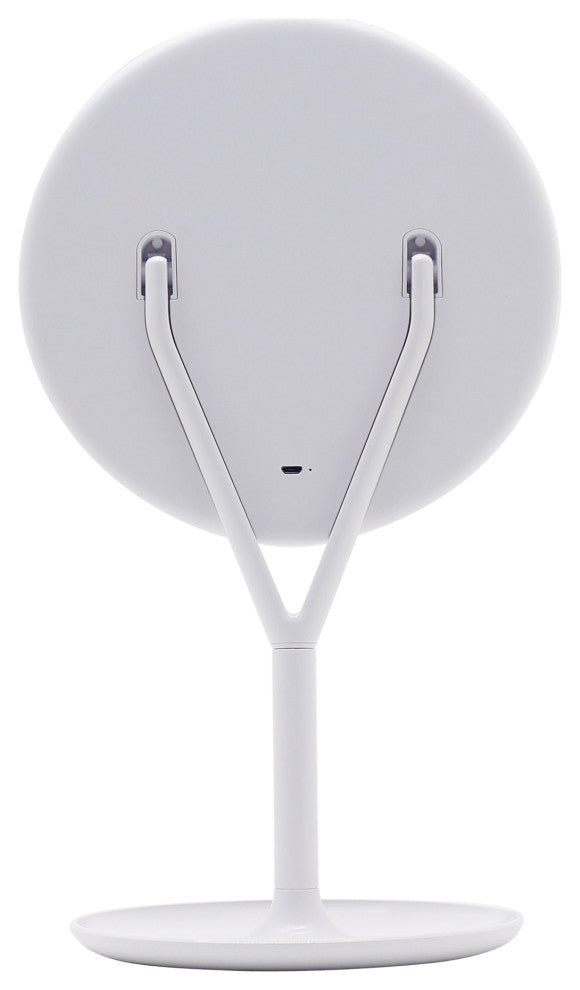 Clarity LED Makeup Mirror with Touch Sensor, White
