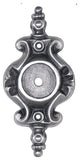 Pembridge Back Plate, Antique Pewter