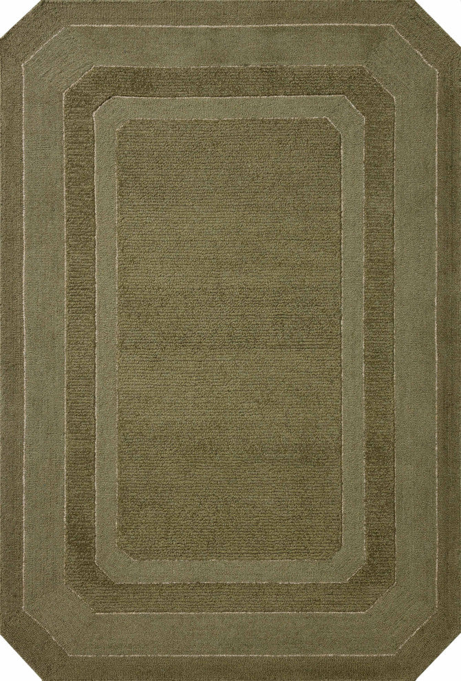 Loloi Clayton Olive 18" x 18" Sample Rug