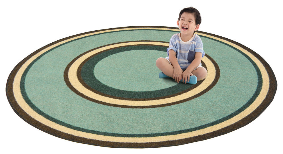 Kid Essentials Rug, Ripples, Woodland, 5'4"