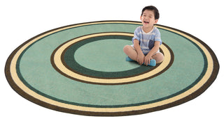 Kid Essentials Rug, Ripples, Woodland, 5'4"