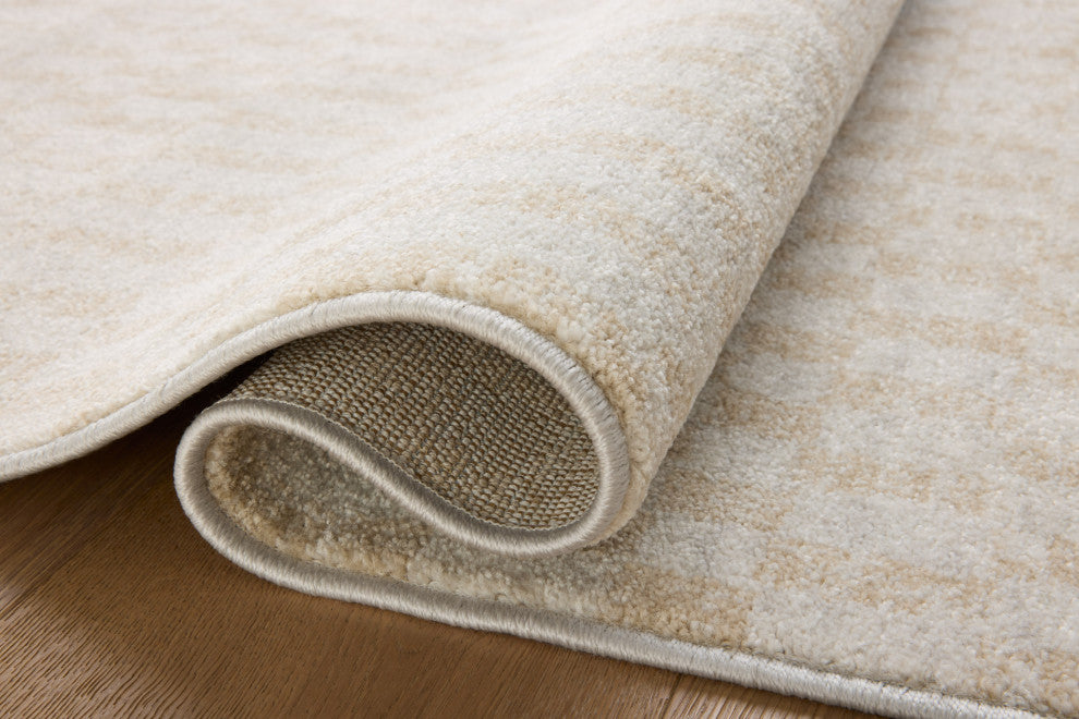 Loloi II Kamala Ivory / Natural 5'-3" x 7'-9" Area Rug
