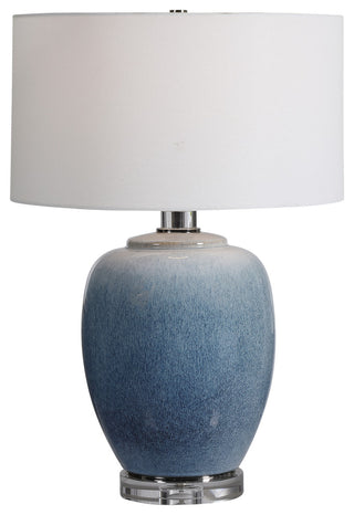 Uttermost Blue Waters Ceramic Table Lamp