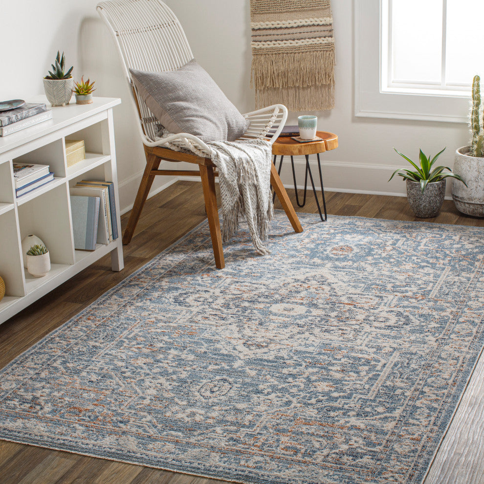 Amore AMO-2328 Traditional Dark Blue 8'10"x13' Area Rug