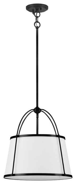 Hinkley Clarke Large Drum Pendant, Black
