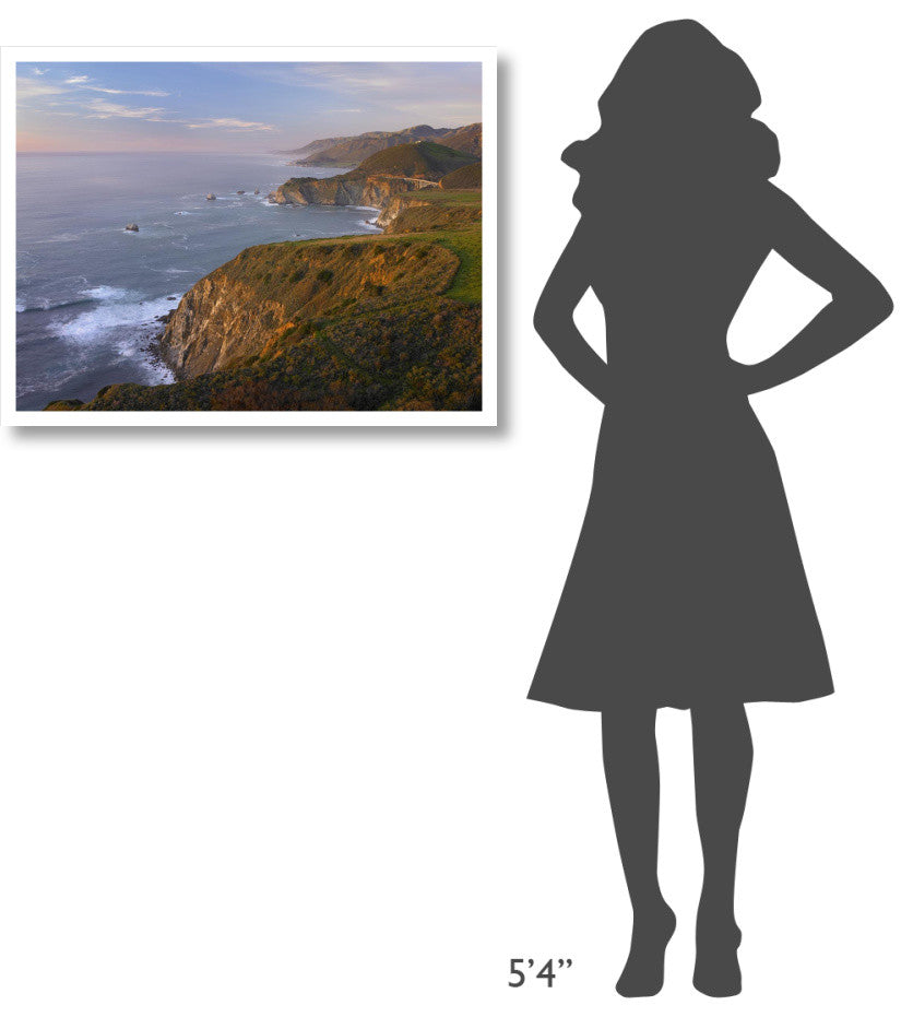 "Bixby Bridge, Big Sur, California" Paper Print by Tim Fitzharris, 34"x26"