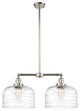 INNOVATIONS 209-PN-G713-L 2-Light Island Light Polished Nickel