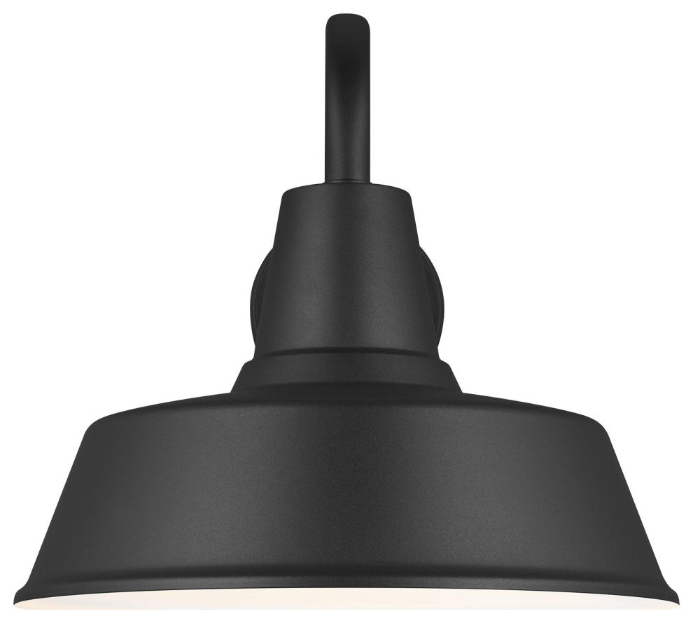 Barn Light Large 1-Light Outdoor Wall Lantern, Black