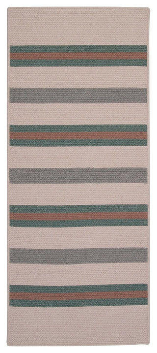 Colonial Mills Allure AL09 Juniper Stripes Area Rug, 4' Square
