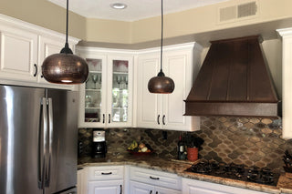 Premier Copper HV-EURO38-C2036BPSB 38" 735 CFM Hammered Copper Wall Mounted