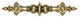 Portobello Road Pull Crystals Antique Pewter, 24k Satin Gold