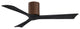 Matthews Fan, Irene-3H Ceiling Fan, Walnut, 52-Inch, Matte Black Blades