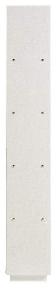 71" Springdell Modern Etagere Bookcase, Cream