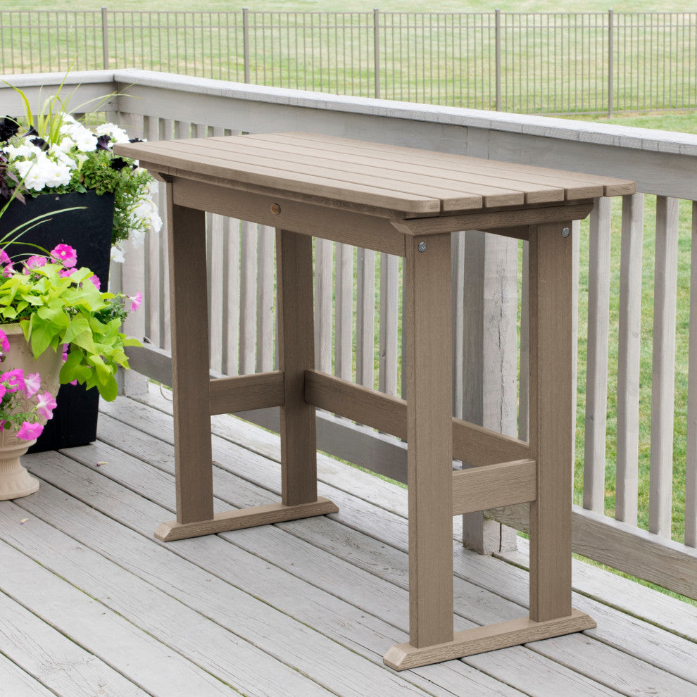 Lehigh Counter Height Balcony Table, Woodland Brown