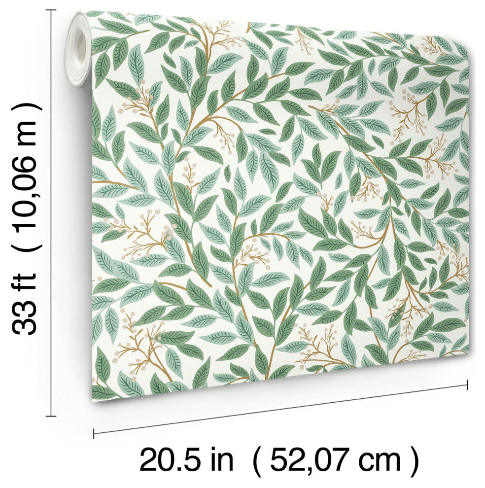 Willowberry Emerald Wallpaper