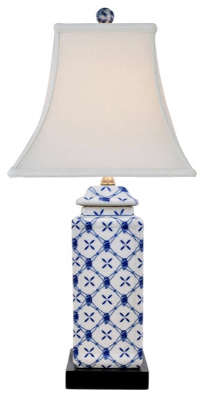 Blue & White Porcelain Table Lamp