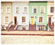 "Chelsea Houses All Lined Up" Digital Paper Print by Keri Bevan, 30"x24"