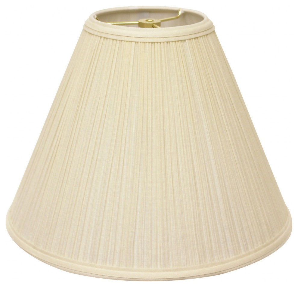 13" Ivory Deep Cone Broadcloth Lampshade