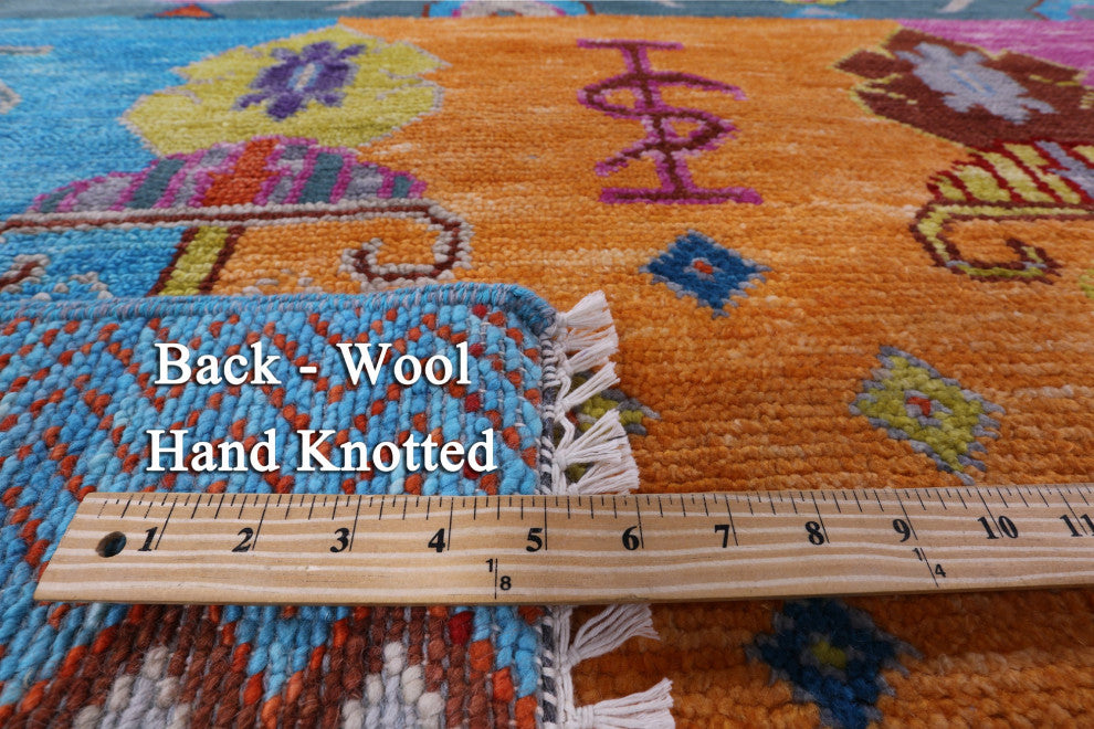 Moroccan Handmade Wool Rug 8' 2" X 10' 0" - Q15412
