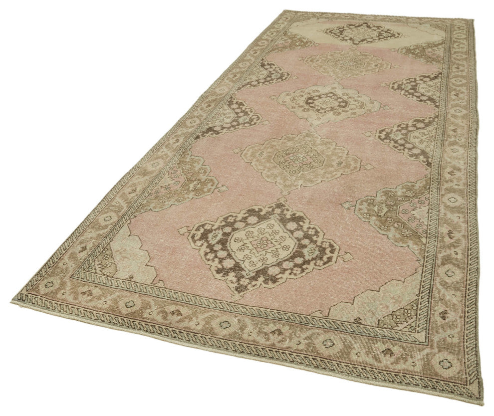 Rug N Carpet - Handmade Oriental 4' 9" x 12' 10" Tribal Runner Rug