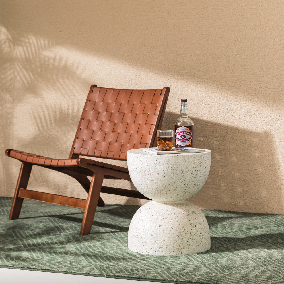 Multi-functionalal MGO Faux Terrazzo Garden Stool or Plant Stand or Accent Table