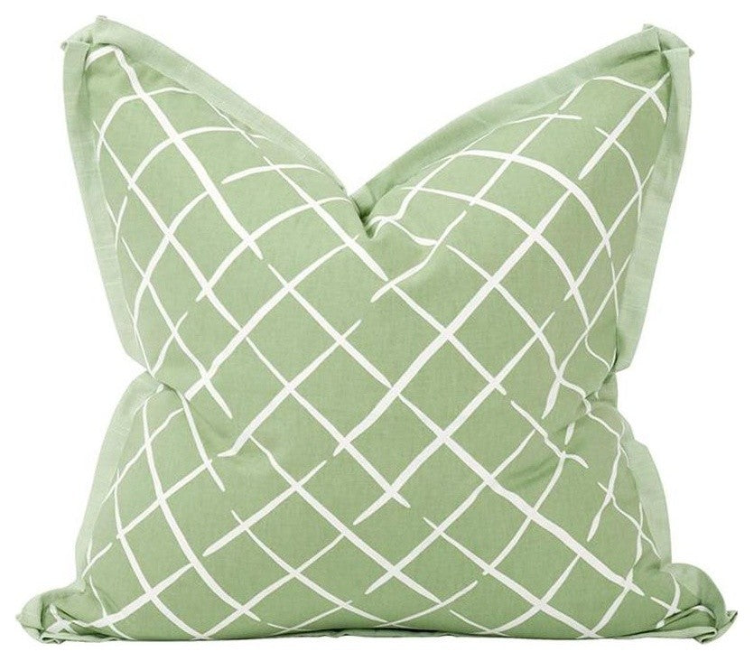 Howard Elliott Madcap Cottage Cove End Palm 24" x 24" Pillow - Down Insert
