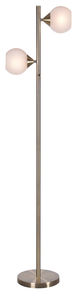 Kenroy 35222AB 2-Light Tree Lamp, Vince